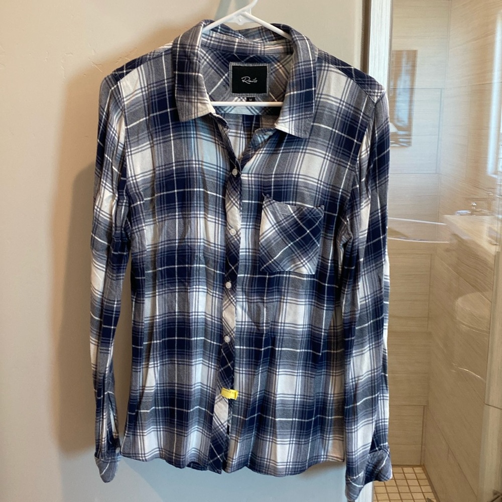 RAILS PLAID HUNTER BUTTON UP SHIRT SIZE M